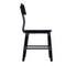 Flash Furniture Jackson Commercial Grade Rustic Black Industrial Wood Dining Chair, 4PK 4-XU-DG-W0236-BLK-GG - alternate 2